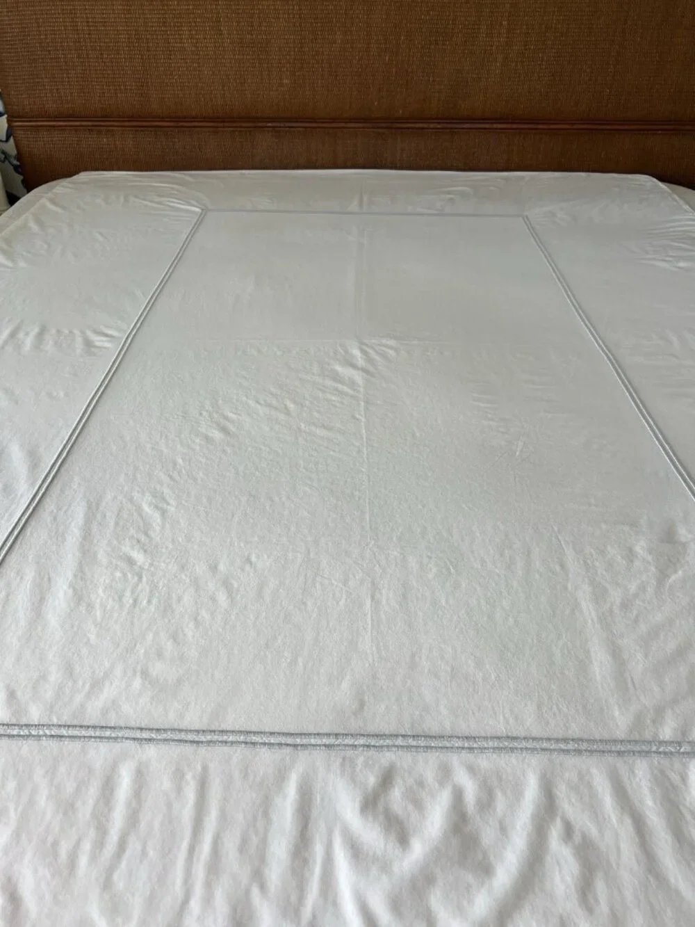 RESTORATION HARDWARE Twin White 100% Cotton Duvet Cover Baby Child Made in Italy